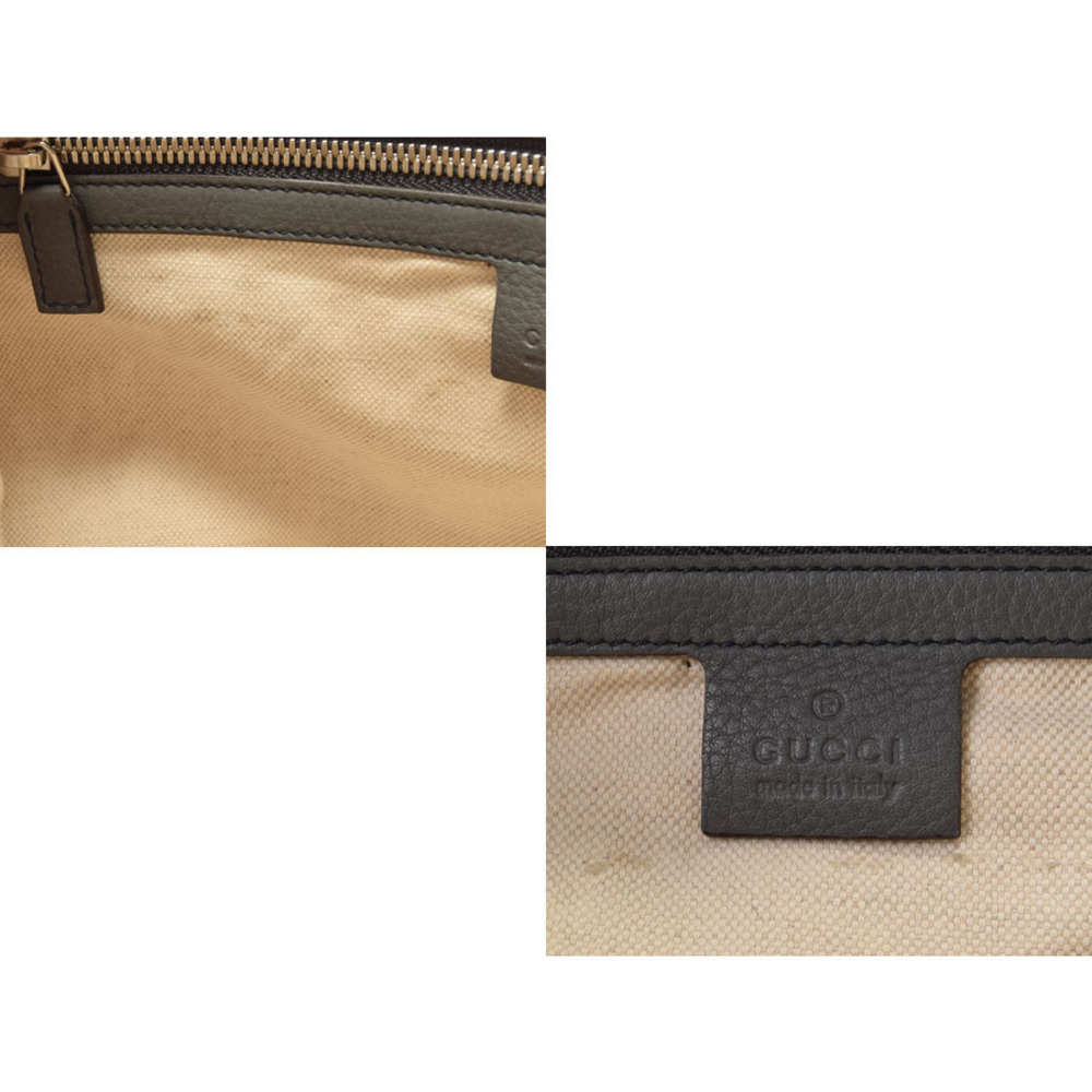 Gucci Gray leather shoulder bag - Picture 9 of 11